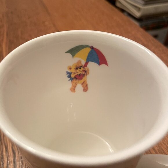 Vintage Roy Kirkham Designed Playful Teddy Bears Bone China Coffee Cup Mug - Picture 5 of 7